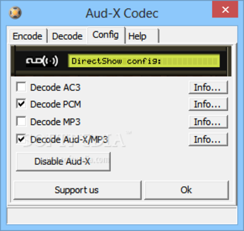 Aud-X 5.1 Surround Codec screenshot 3