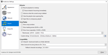 Audacious screenshot 12