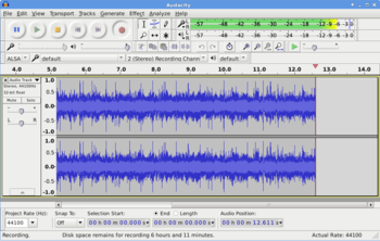 Audacity screenshot