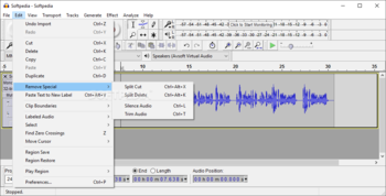 Audacity screenshot 3