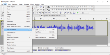 Audacity screenshot 4