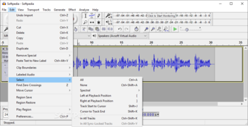 Audacity screenshot 5