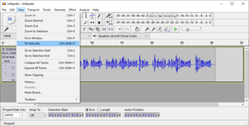 Audacity screenshot 6