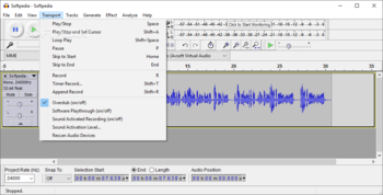 Audacity screenshot 7