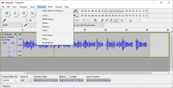 Audacity screenshot 9