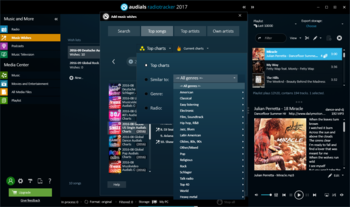 Audials Radiotracker screenshot