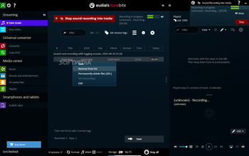 Audials Tunebite screenshot