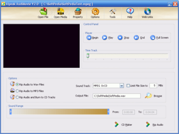 AudiMovie screenshot