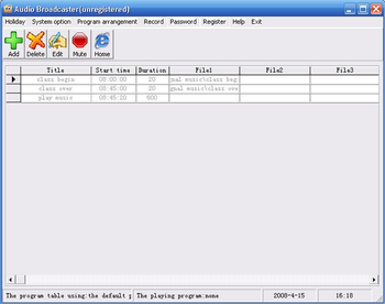 Audio Broadcaster screenshot 2