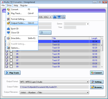 Audio CD Converter screenshot 2