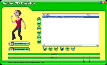 Audio CD Creator screenshot