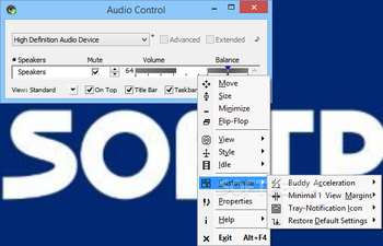 Audio Control screenshot