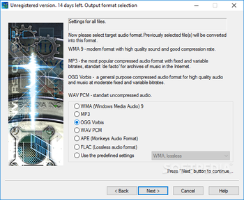 Audio Conversion Wizard screenshot 4