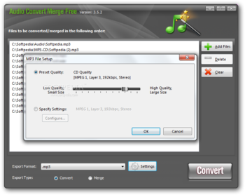 Audio Convert Merge Free screenshot 2