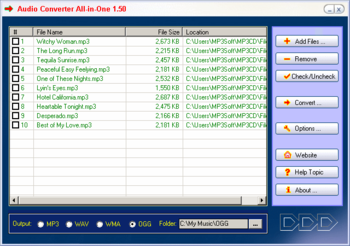 Audio Converter All-in-one screenshot
