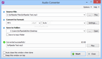 Audio Converter screenshot