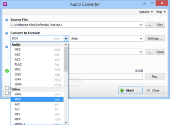 Audio Converter screenshot 2