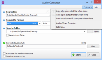 Audio Converter screenshot 3