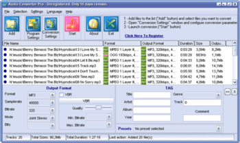 Audio Converter Pro screenshot 2