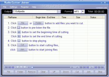 Audio Cutter Joiner screenshot