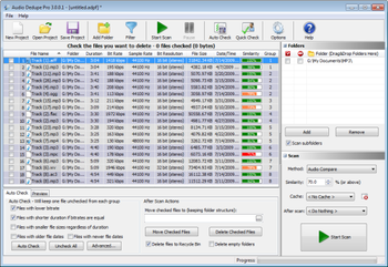 Audio Dedupe screenshot 4