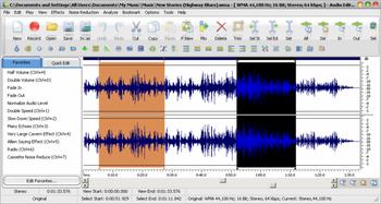 Audio Editor Deluxe 2009 screenshot