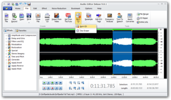 Audio Editor Deluxe screenshot 3