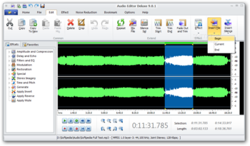 Audio Editor Deluxe screenshot 4