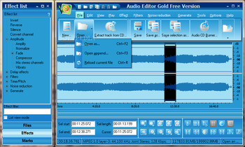 Audio Editor Gold screenshot 2