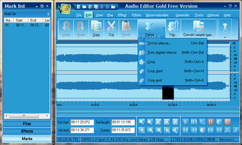 Audio Editor Gold screenshot 3