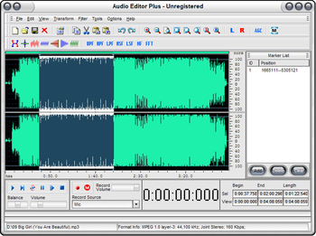 Audio Editor Plus screenshot