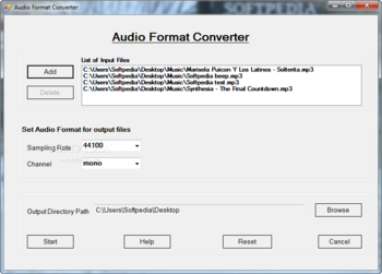 Audio Format Converter screenshot