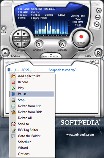 Audio Mid Recorder screenshot