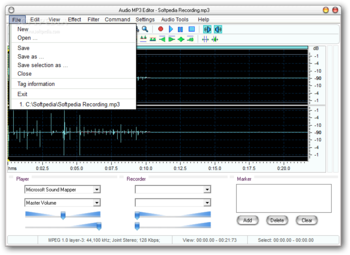 Audio Mp3 Editor screenshot 2