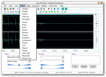 Audio Mp3 Editor screenshot 3
