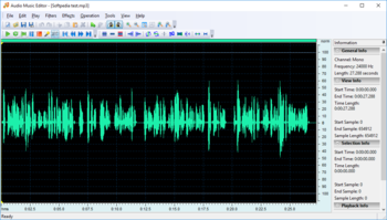 Audio Music Editor screenshot