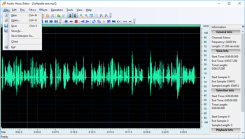 Audio Music Editor screenshot 2