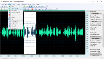 Audio Music Editor screenshot 4