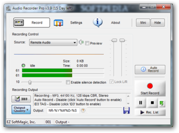 Audio Recorder Pro screenshot