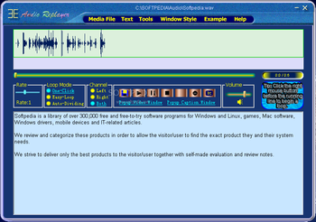 Audio Replayer screenshot