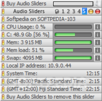 Audio Sliders screenshot 2