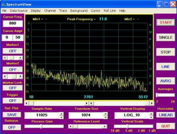 Audio Spectrum Analyzer screenshot