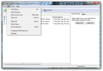 Audio Speed Changer Pro Portable screenshot 2