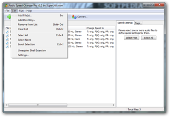 Audio Speed Changer Pro screenshot 2