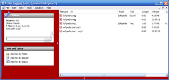 Audio Tagging Tools screenshot