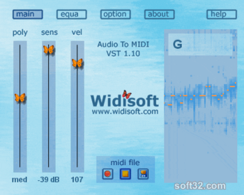Audio To MIDI VST (PC) screenshot 2