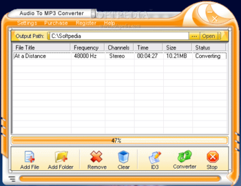 Audio To MP3 Converter screenshot 2