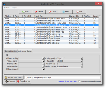 Audio to MP3 Converter screenshot 2