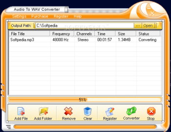 Audio To WAV Converter screenshot 3
