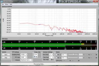 AudioAnalyser screenshot